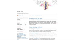Desktop Screenshot of bonton.sweetdarkness.net